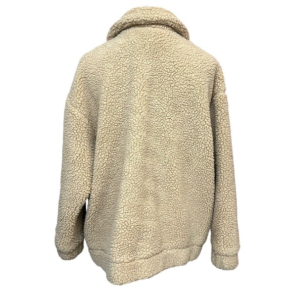 I.AM.GIA Pixie Teddy Tan Oversized Sherpa Coat Women’s Medium - Picture 9 of 15